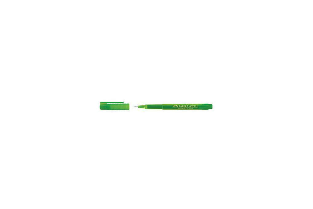 Faber Castell Fineliner BROADPEN 1554 155466 0,8mm grasgrün Faber Castell Fineliner BROADPEN 1554 155466 0,8mm grasgrün