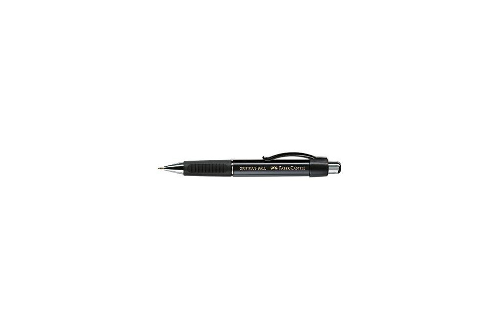 Faber Castell Kugelschreiber GRIP PLUS BALL 140733 M metallic schwarz