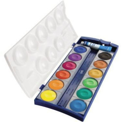 Pelikan Farbkasten 735K 12 720250 12Farben  Deckweiß