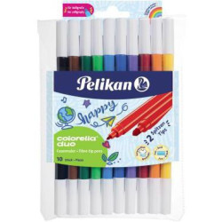 Pelikan Faserschreiber Colorella duo C407 10 973172 10 St. Pack.