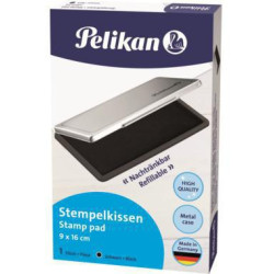 Pelikan Stempelkissen 1 331108 getränkt ohne Öl 9x16cm schwarz Pelikan Stempelkissen 1 331108 getränkt ohne Öl 9x16cm schwarz