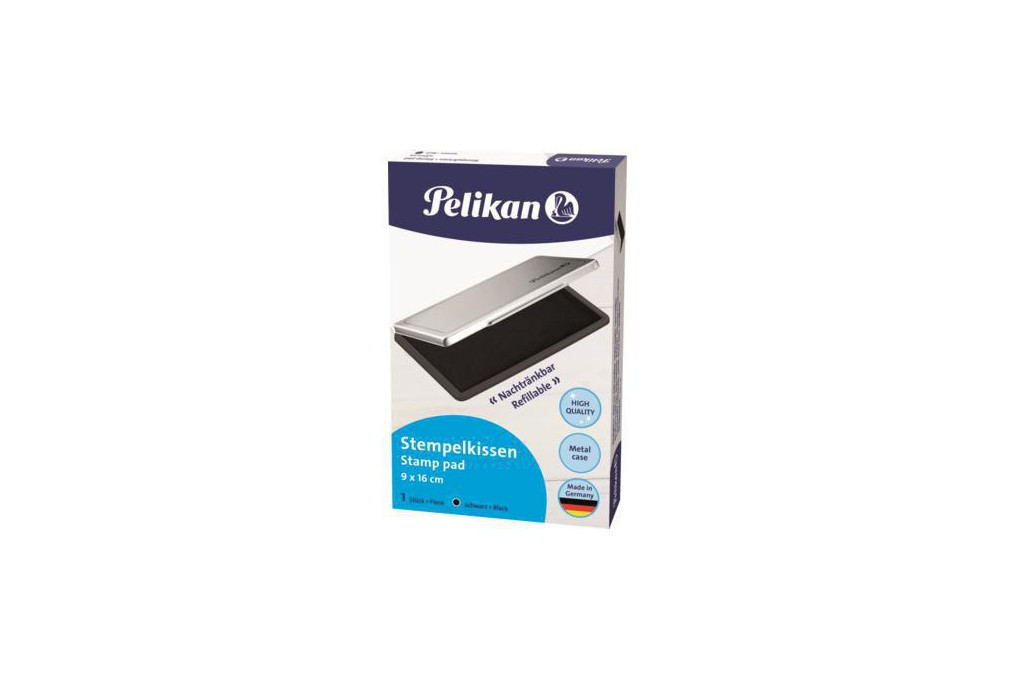 Pelikan Stempelkissen 1 331108 getränkt ohne Öl 9x16cm schwarz