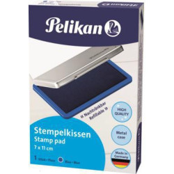 Pelikan Stempelkissen 331017 Gr.2 7x11cm Metallic Gehäuse blau