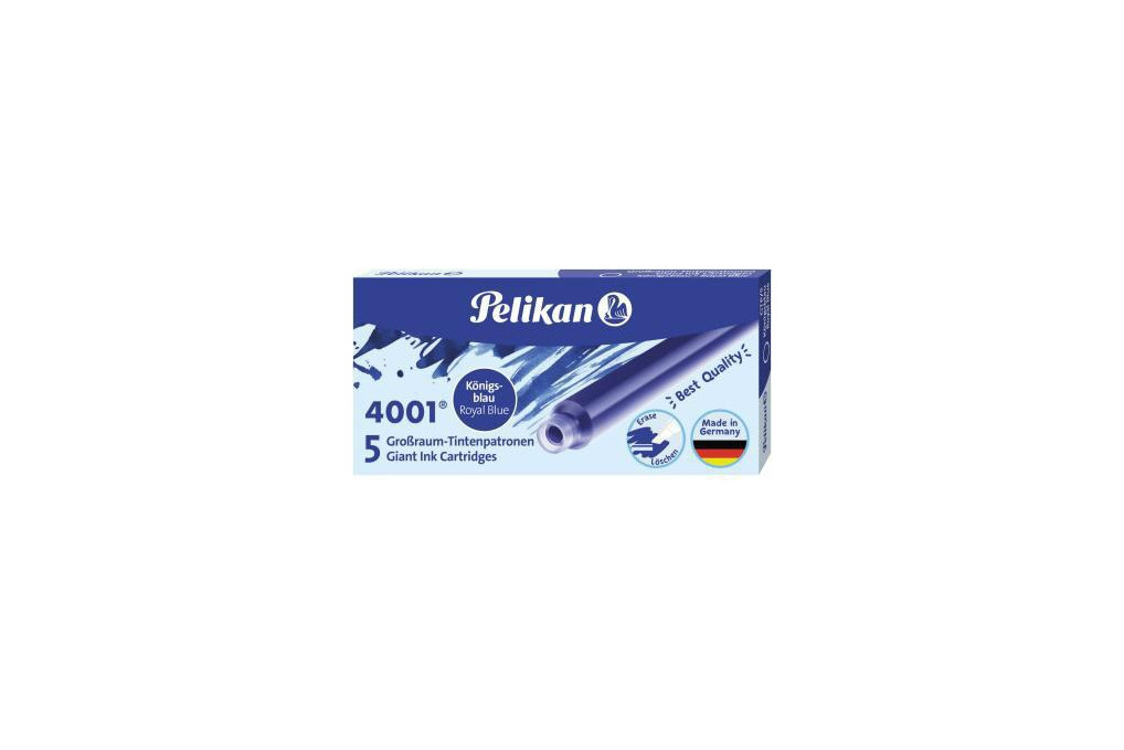 Pelikan Tintenpatrone 4001 GTP 5 310748 königsblau 5 St. Pack.
