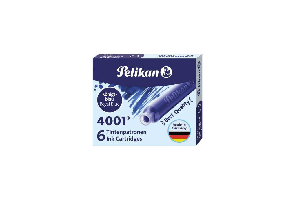 Pelikan Tintenpatrone 4001 TP 6 301176 königsblau 6 St. Pack.
