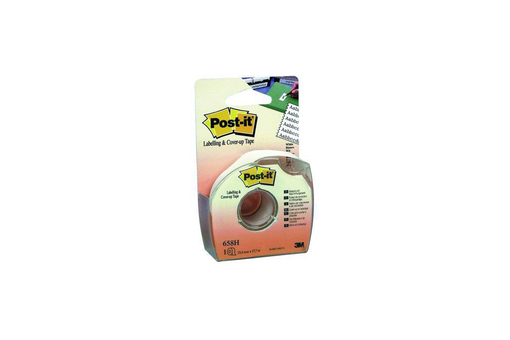 Post it Korrekturband 658H 25,4mmx18m 8zeilig weiß