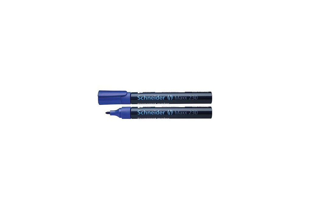 Schneider Permanentmarker Maxx 230 123003 Rundspitze 1 3mm blau Schneider Permanentmarker Maxx 230 123003 Rundspitze 1 3mm blau