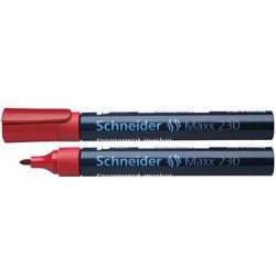 Schneider Permanentmarker Maxx 230 123002 Rundspitze 1 3mm rot