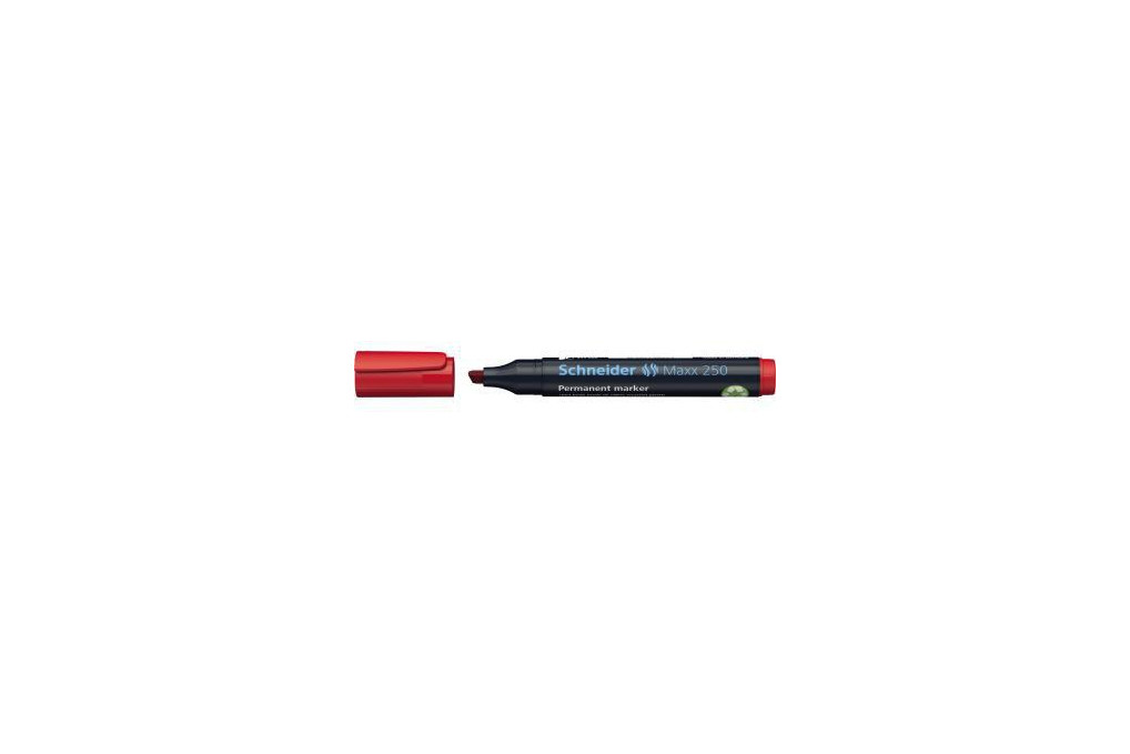 Schneider Permanentmarker Maxx 250 125002 2 7mm Keilspitze rot Schneider Permanentmarker Maxx 250 125002 2 7mm Keilspitze rot