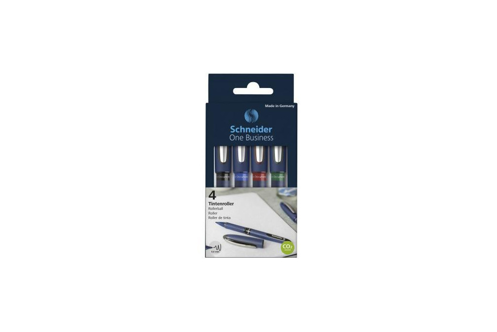 Schneider Tintenroller One Business 0,6mm sortiert 4 St. Pack.