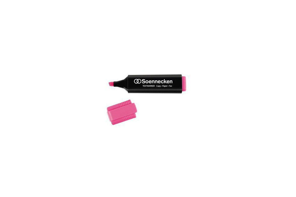 Soennecken Textmarker 3395 2 5mm Keilspitze rosa
