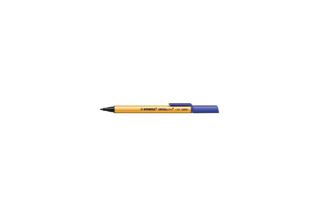 STABILO Feinschreiber GREENpoint 6088 41 0,8mm blau