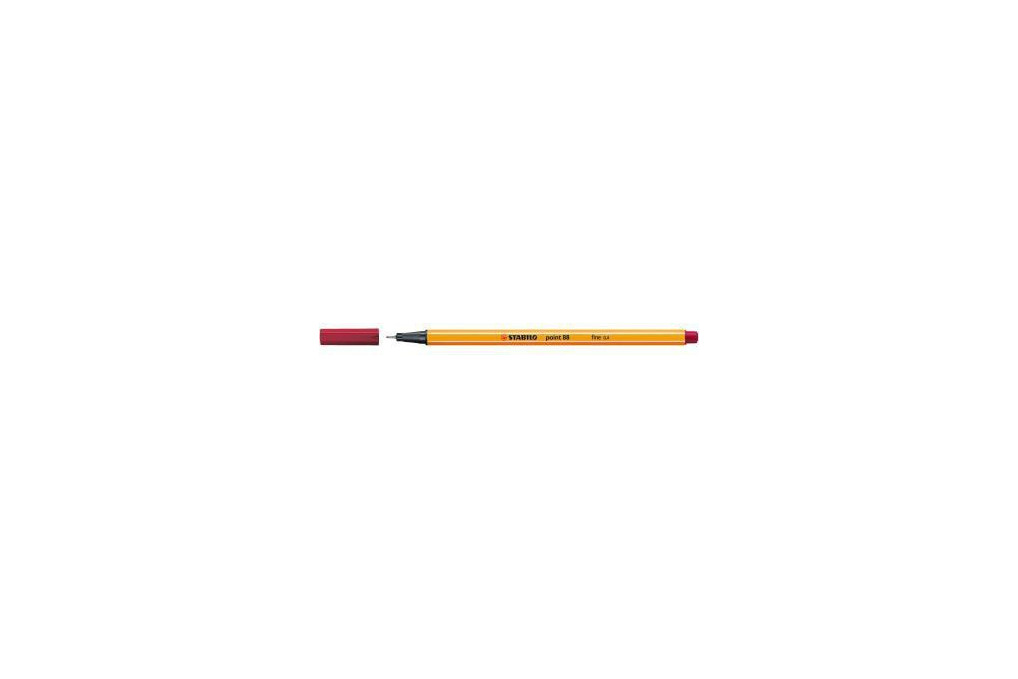 STABILO Fineliner point 88 88 50 0,4mm dunkelrot