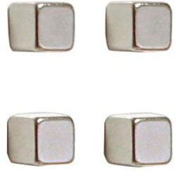 Franken Magnet Würfel HMN1010 10x10mm silber 4 St,. Pack.