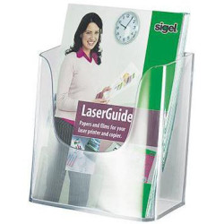 SIGEL Wandprospekthalter LH116 für DIN A5 1Fach Acryl glasklar