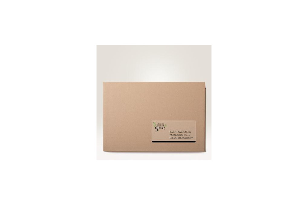 Avery Zweckform Adressetikett L7567 25 transparent 25 St. Pack.