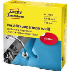 Avery Zweckform Lochverstärkungs ring 3508 weiß 500 St. Pack. Avery Zweckform Lochverstärkungs ring 3508 weiß 500 St. Pack.