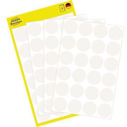 Avery Zweckform Markierungspunkt 3170 18mm weiß 96 St. Pack.