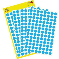 Avery Zweckform Markierungspunkt 3011 8mm blau 416 St. Pack. Avery Zweckform Markierungspunkt 3011 8mm blau 416 St. Pack.