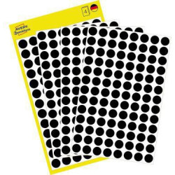 Avery Zweckform Markierungspunkt 3009 8mm schwarz 416 St. Pack. Avery Zweckform Markierungspunkt 3009 8mm schwarz 416 St. Pack.