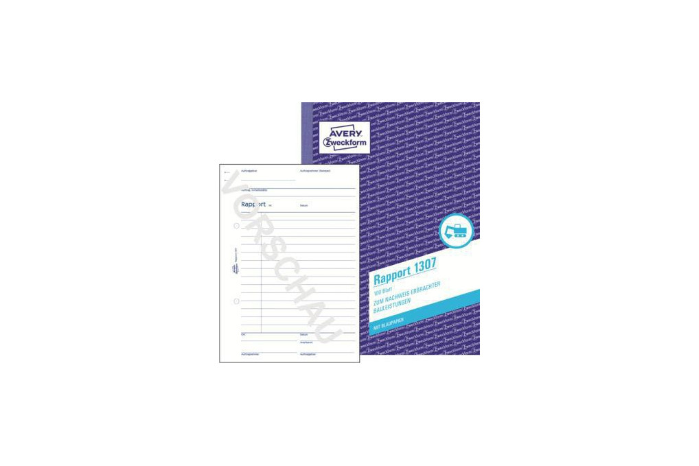 Avery Zweckform Rapport 01307 DIN A5 100Blatt