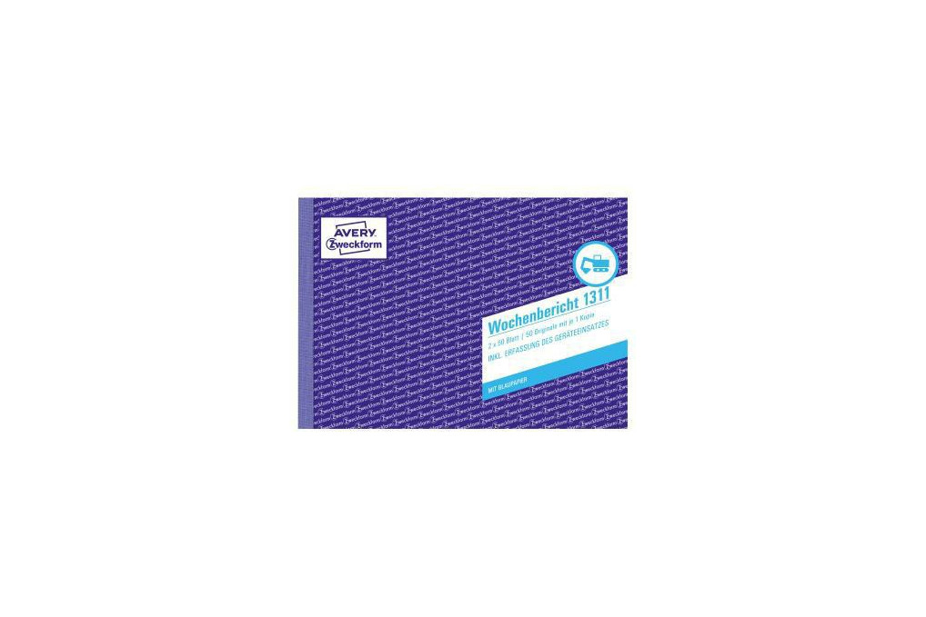 Avery Zweckform Wochenbericht 1311 DIN A5 quer 2x50Blatt
