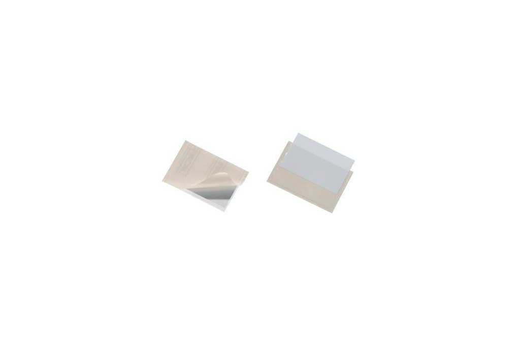 DURABLE Selbstklebetasche Pocketfix 829319 57x90mm sk tr 100 St. Pack.