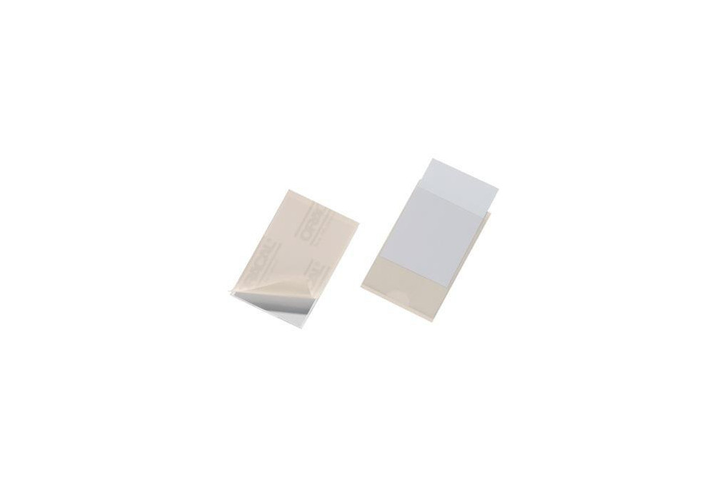 DURABLE Selbstklebetasche Pocketfix 837919 93x62mm sk tr 100 St. Pack.
