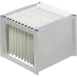 helit Hängekorb H6110084 max. 40Mappen DIN A4 lichtgrau blau helit Hängekorb H6110084 max. 40Mappen DIN A4 lichtgrau blau