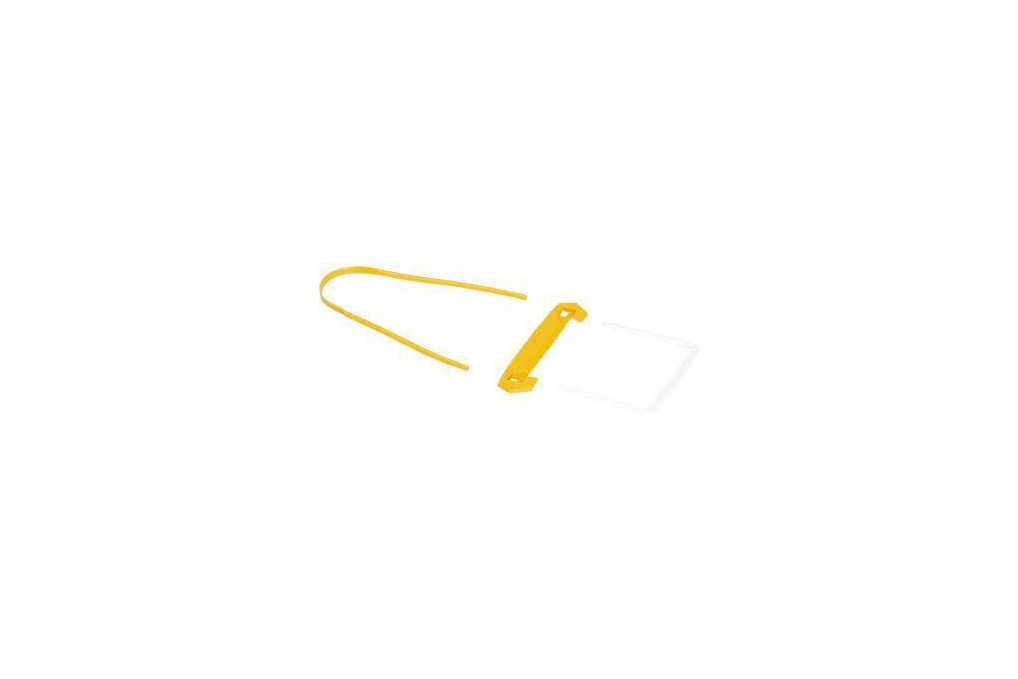 Bankers Box Abheftbügel Tube Clip 1189101 gelb 100 St. Pack.