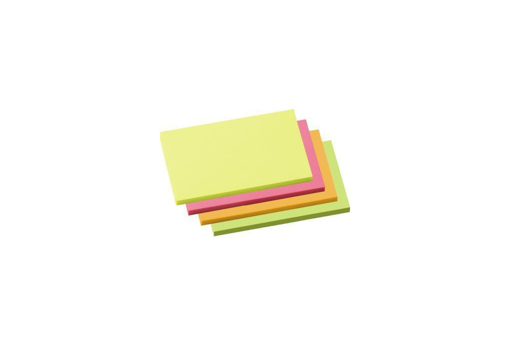 Soennecken Haftnotiz 5835 125x75mm neonfarben 4x100Blatt 4 St. Pack.