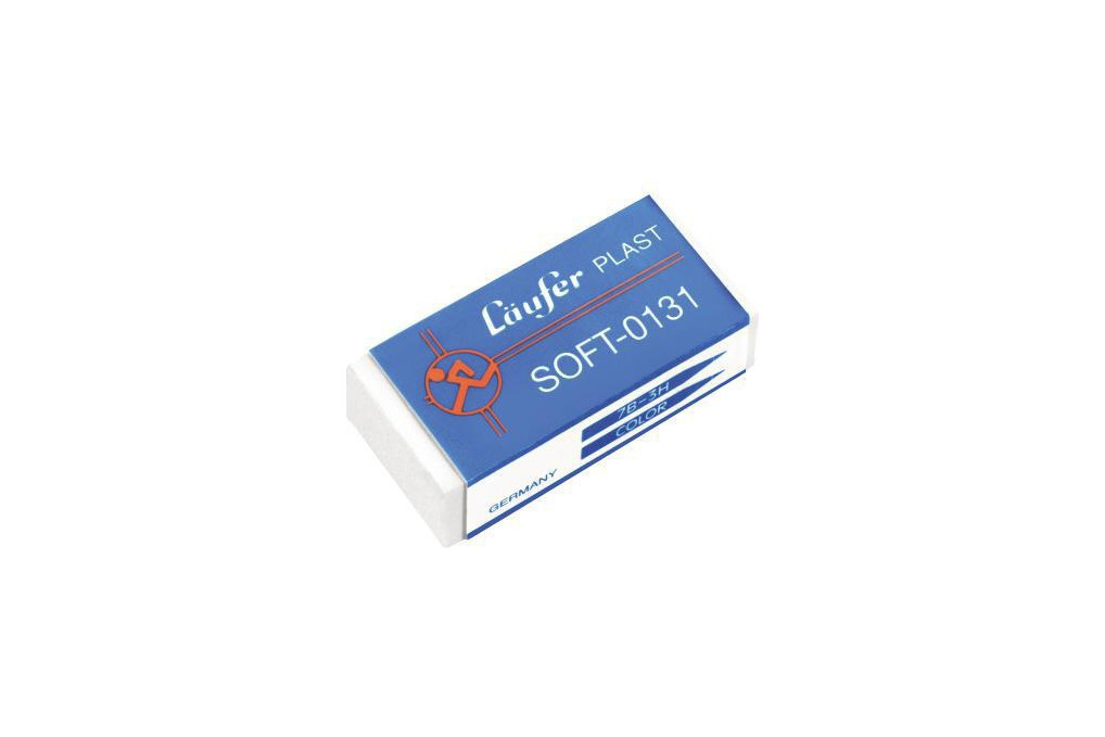 Läufer Radierer Plast Soft 01310 41x19x12mm