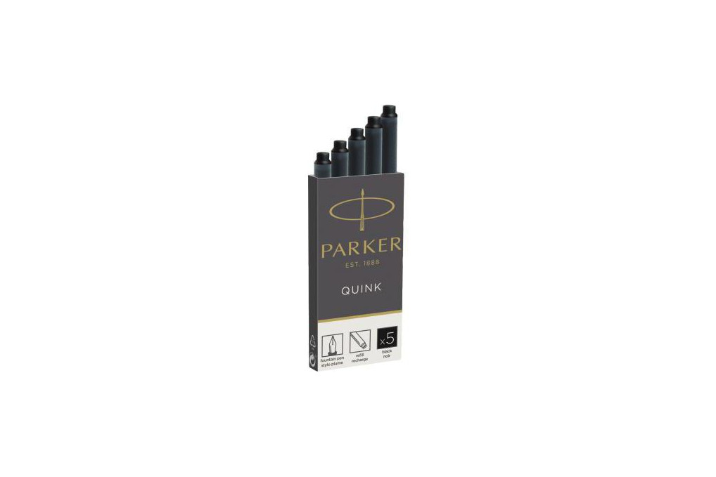 Parker Tintenpatrone Quink Z44 1950382 S0116200 sw 5 St. Pack.