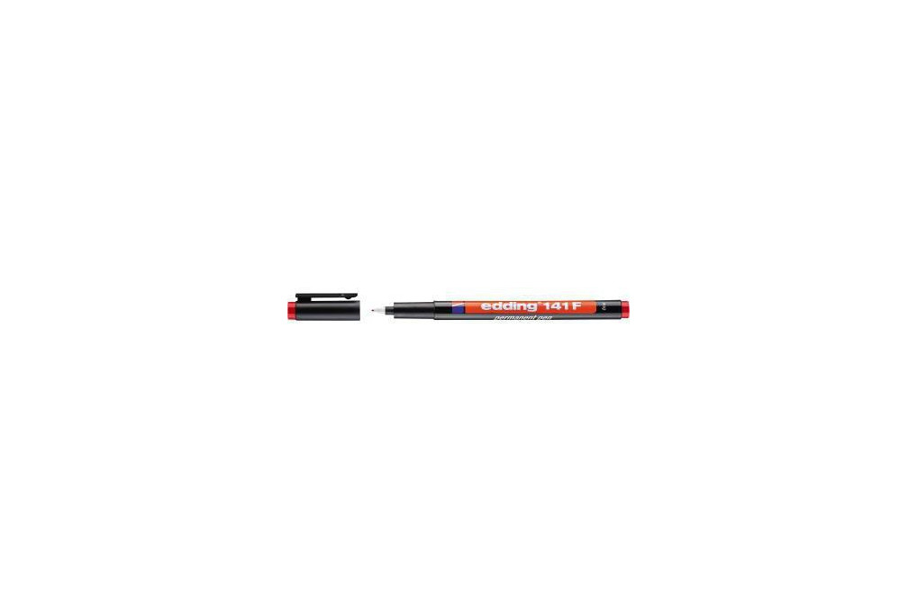 edding Folienschreiber 141 F 4 141002 0,6mm permanent rot