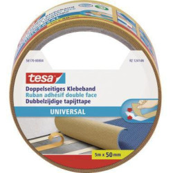 tesa Klebeband Universal 56170 00004 01 doppels. 50mmx5m