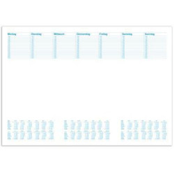 RNK Schreibunterlage Office 46633 480x330mm 30Blatt blanko Kalender