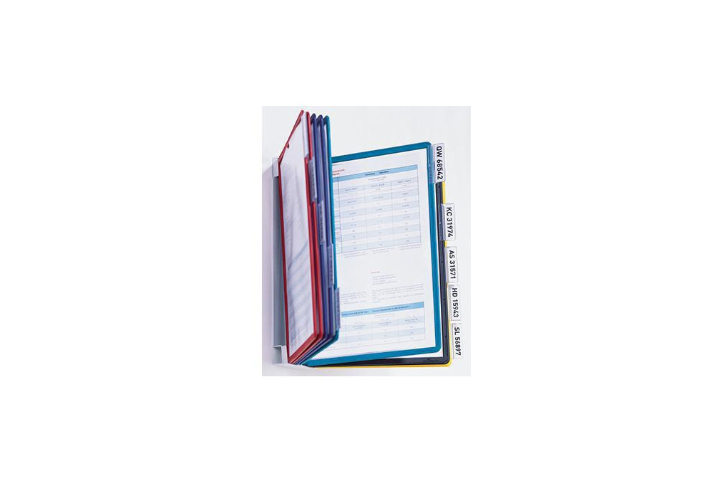 DURABLE Sichttafelständer SHERPA Wall 10 563100 DIN A4 sw rt
