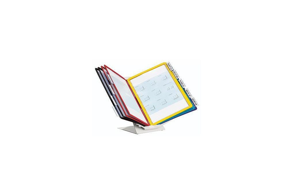 DURABLE Sichttafelständer VARIO PRO 10 557900 10Tafeln sort. Reiter DURABLE Sichttafelständer VARIO PRO 10 557900 10Tafeln sort. Reiter