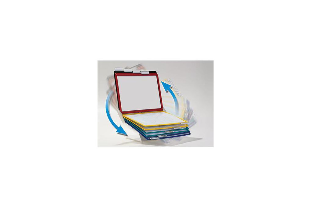 DURABLE Sichttafelständer VARIO PRO 10 557900 10Tafeln sort. Reiter DURABLE Sichttafelständer VARIO PRO 10 557900 10Tafeln sort. Reiter