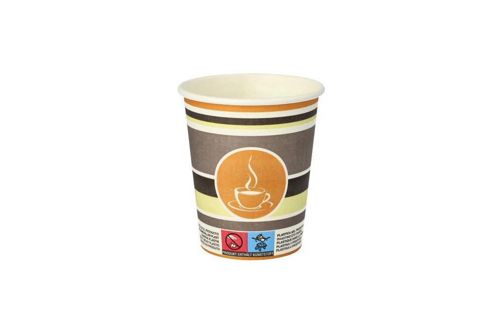 PAPSTAR Trinkbecher Coffee To Go 90128 0,2l braun 50 St. Pack. PAPSTAR Trinkbecher Coffee To Go 90128 0,2l braun 50 St. Pack.
