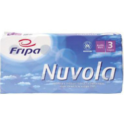 Fripa Toilettenpapier Nuvola 1200801 3lagig weiß 8 Rl. Pack.