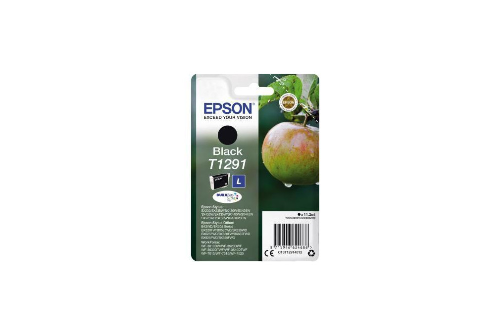 Epson Tintenpatrone C13T12914012 T1291 11,2ml schwarz Epson Tintenpatrone C13T12914012 T1291 11,2ml schwarz