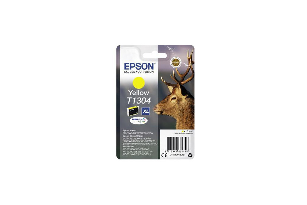Epson Tintenpatrone C13T13044012 T1304 10,1ml gelb