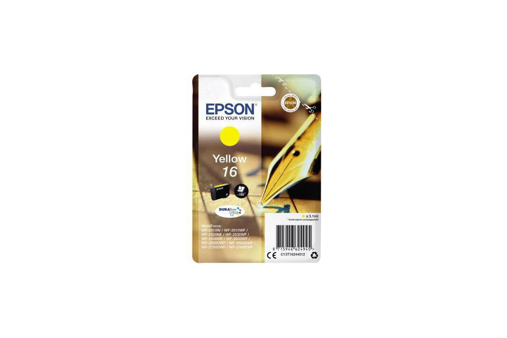 Epson Tintenpatrone C13T16244012 3,1ml gelb
