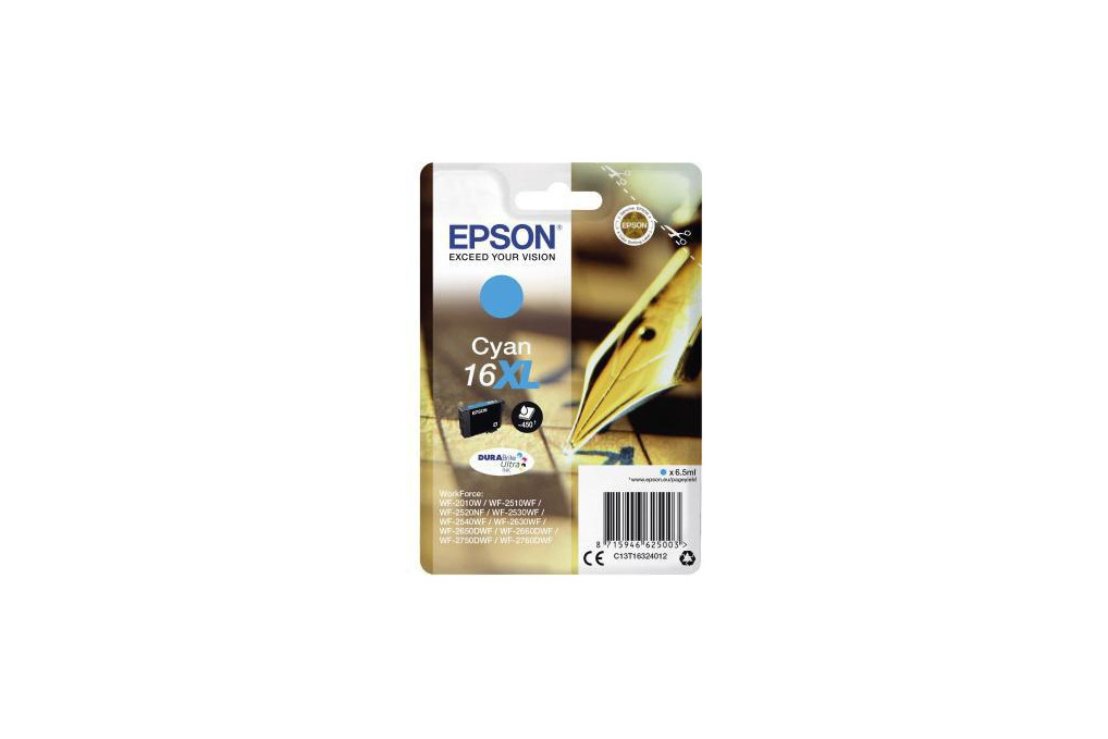 Epson Tintenpatrone C13T16324012 6,5ml cyan
