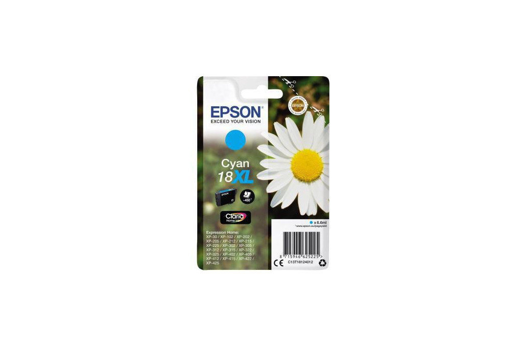 Epson Tintenpatrone C13T18124012 6,6ml cyan Epson Tintenpatrone C13T18124012 6,6ml cyan