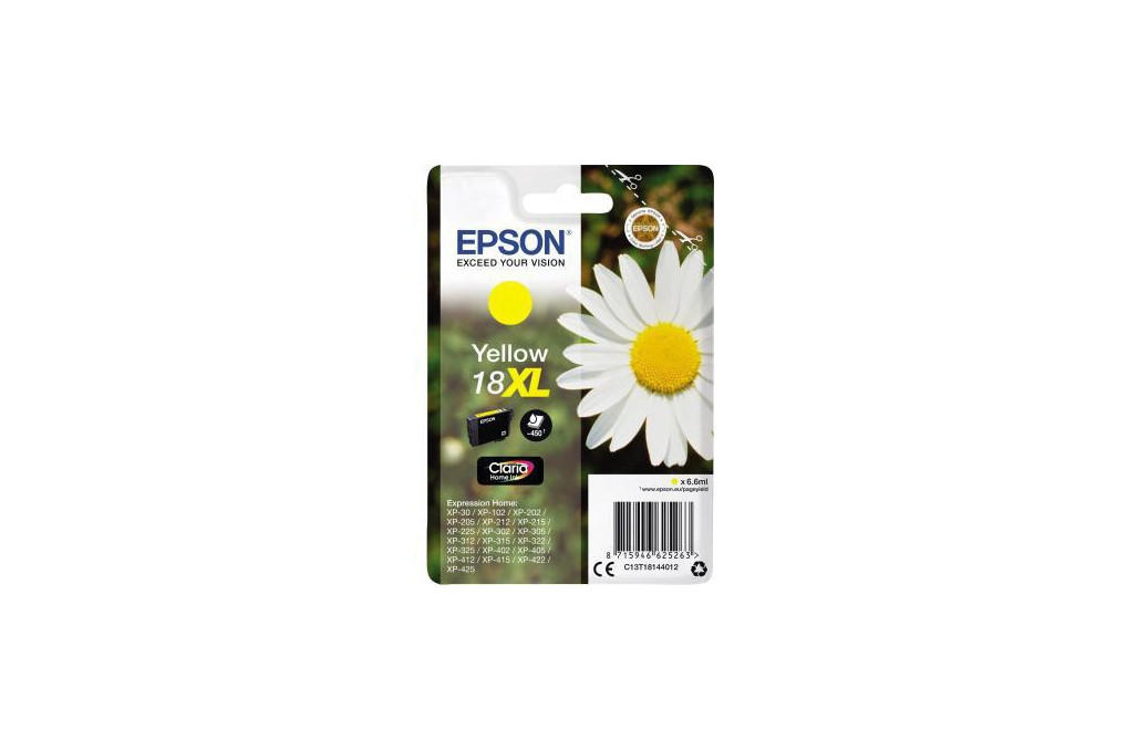 Epson Tintenpatrone C13T18144012 6,6ml gelb Epson Tintenpatrone C13T18144012 6,6ml gelb