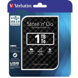 Verbatim Festplatte Store n Go 53194 USB 3.0 1TB schwarz Verbatim Festplatte Store n Go 53194 USB 3.0 1TB schwarz