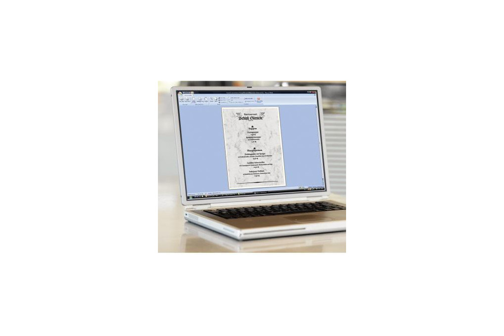 SIGEL Marmorpapier DP371 DIN A4 90g grau 100 Bl. Pack.
