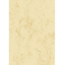 SIGEL Marmorpapier DP397 DIN A4 200g beige 50 Bl. Pack.